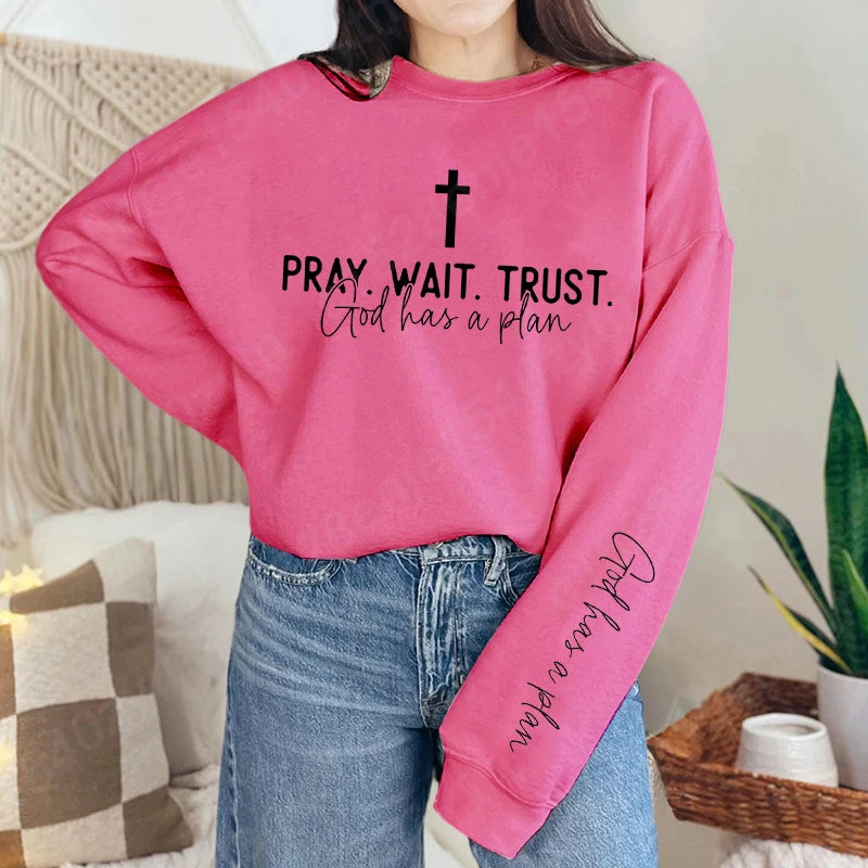Uplifting Christian Quote Crewneck Sweatshirt,