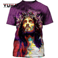Top Religion Christ Jesus 3D Print Men's T-Shirt