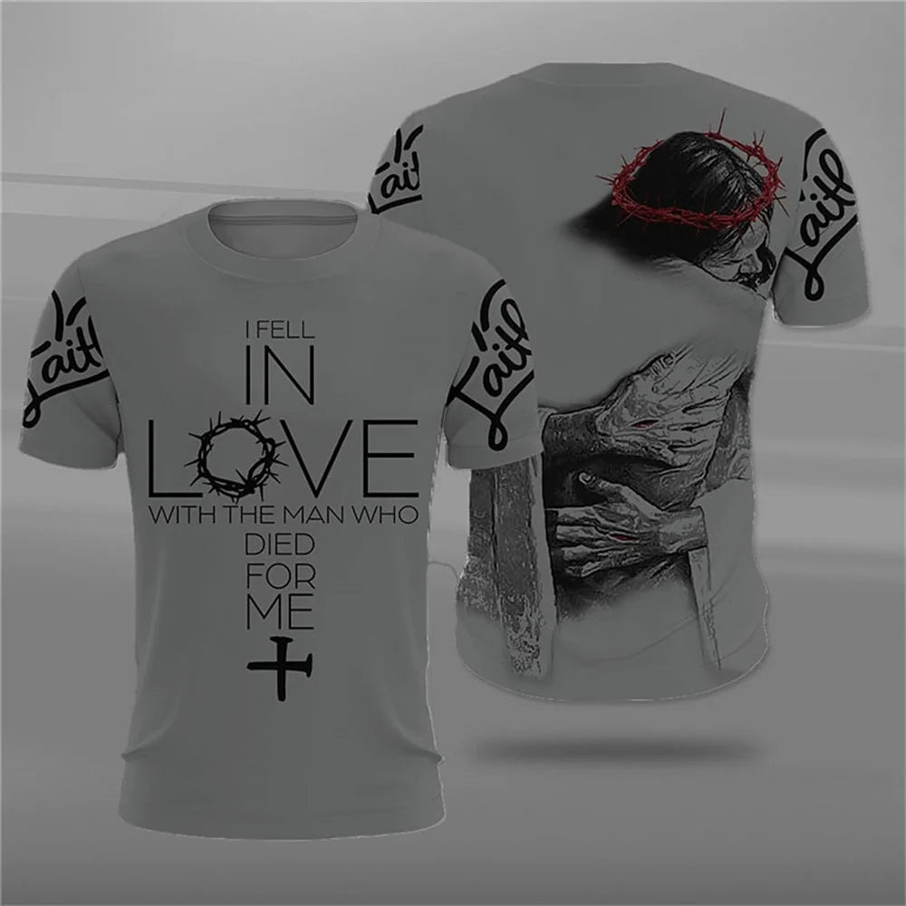 Jesus Christ 3Dprinted Casual Street wear