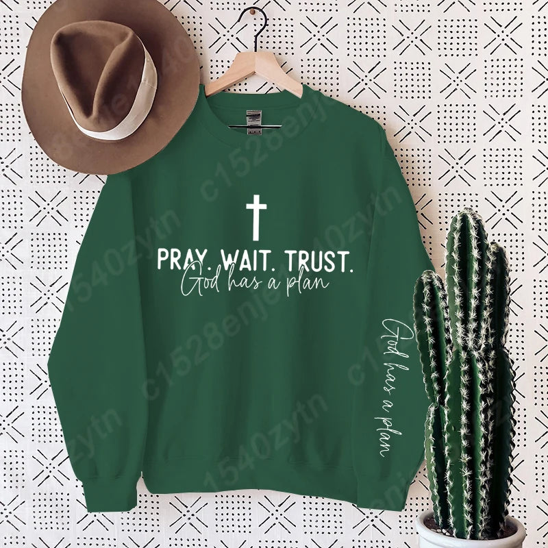 Uplifting Christian Quote Crewneck Sweatshirt,