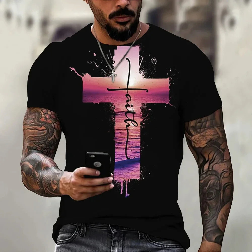 Vintage Jesus Christ Cross t-shirt.