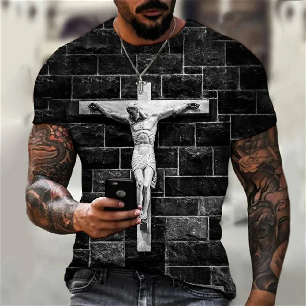 Vintage Jesus Christ Cross t-shirt.