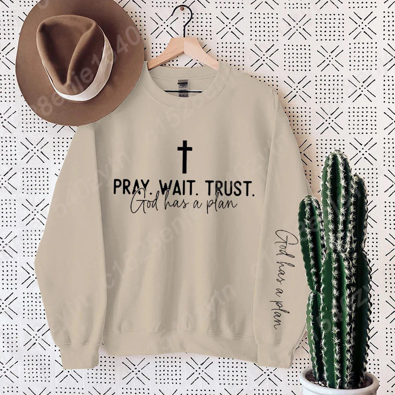 Uplifting Christian Quote Crewneck Sweatshirt,