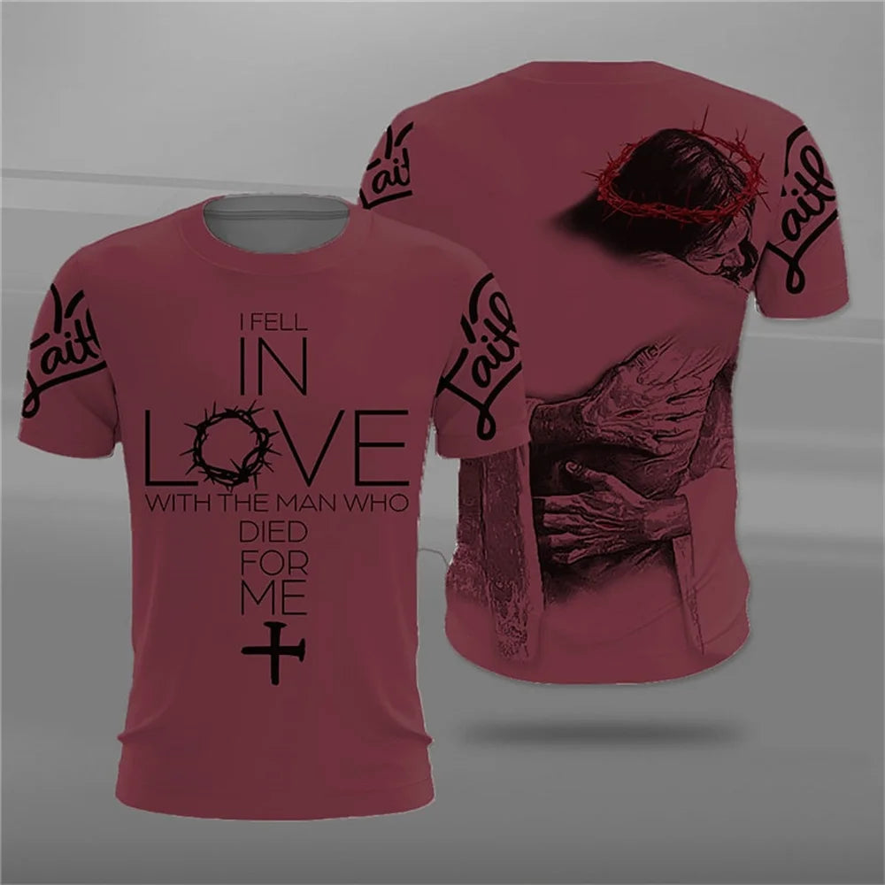 Jesus Christ 3Dprinted Casual Street wear