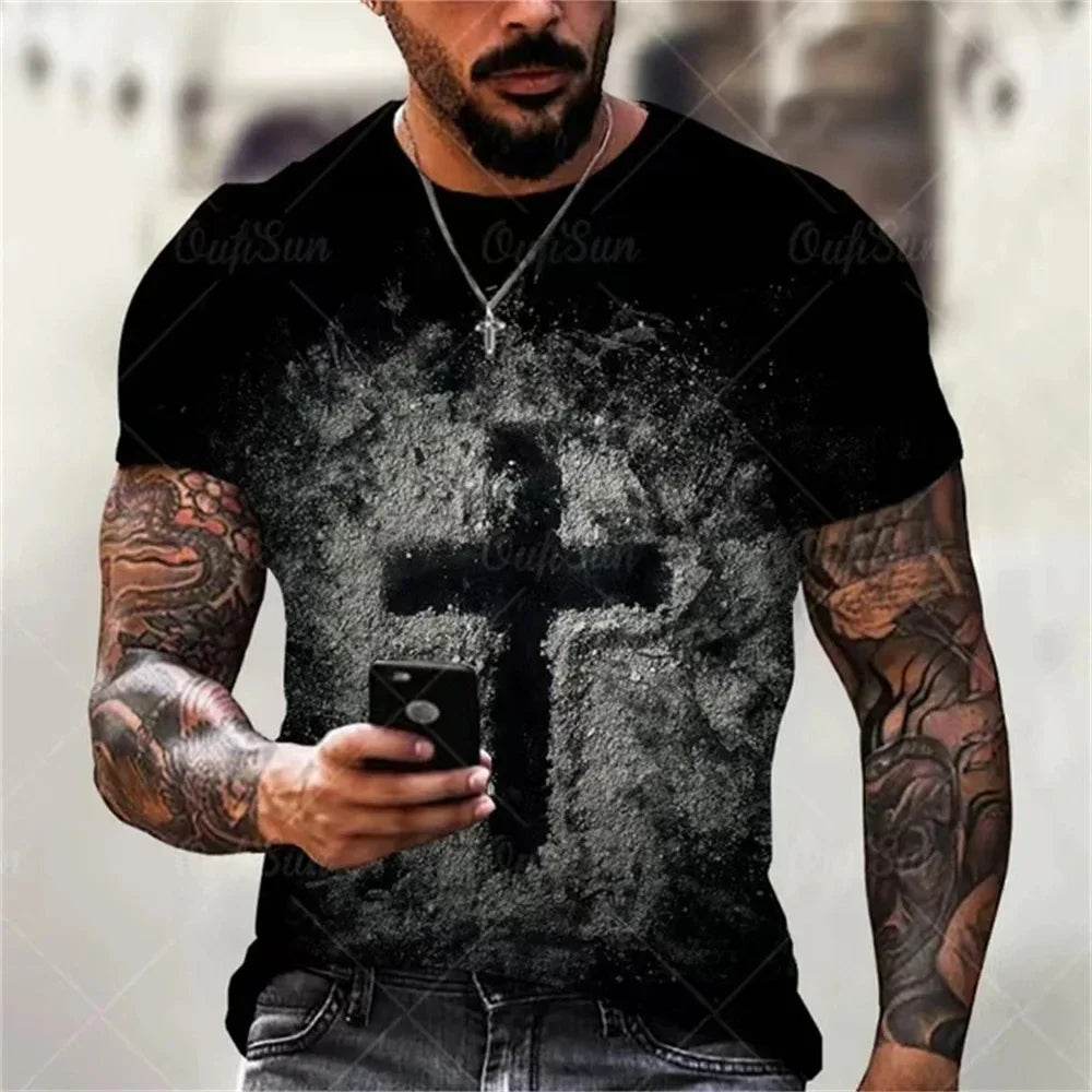 Vintage Jesus Christ Cross t-shirt.