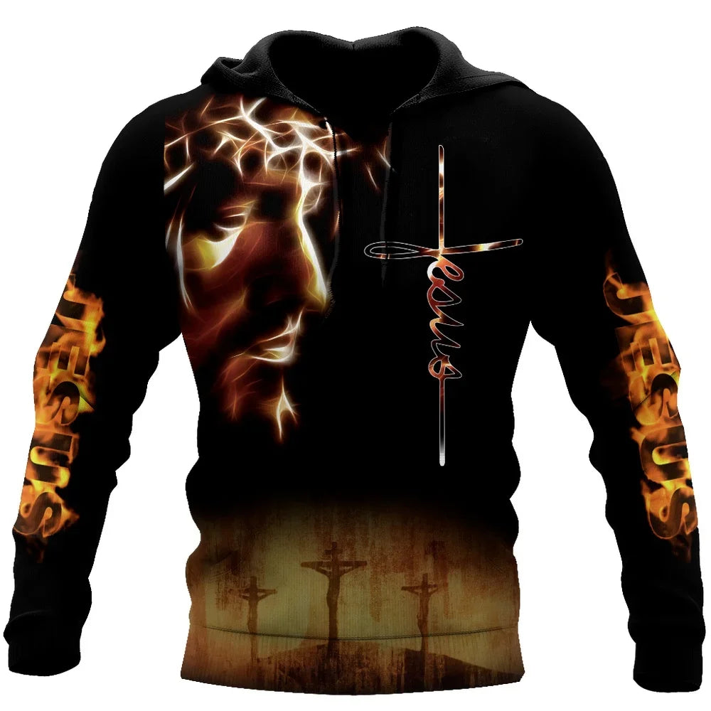 the Lion of Judah Men's 3D printed Hoodies