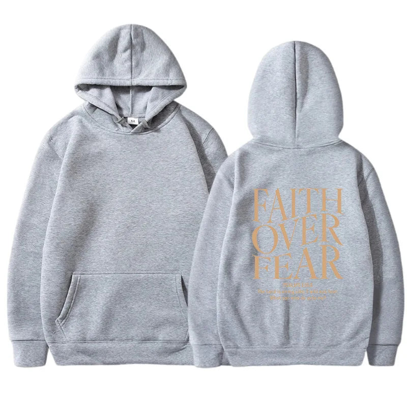 FAITH OVER FEAR women's hoodie