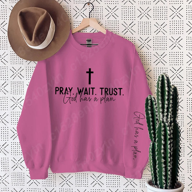 Uplifting Christian Quote Crewneck Sweatshirt,