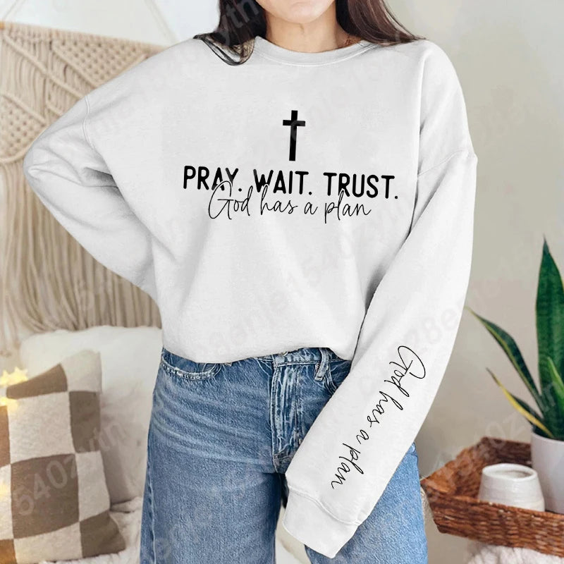 Uplifting Christian Quote Crewneck Sweatshirt,