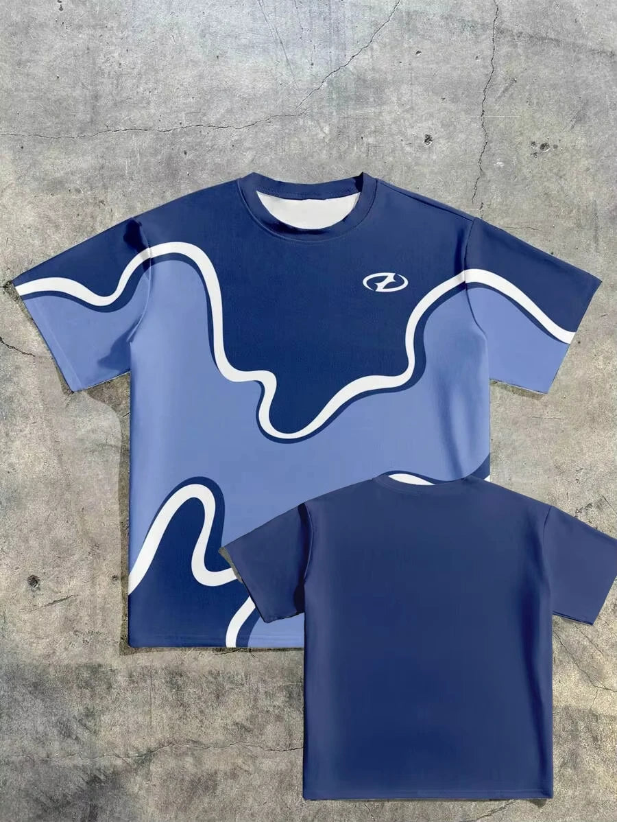 Hot Selling Men Printed Jesus' Last Supper T-Shirt Round Neck Jersey Short Sleeved Style Top Informal Gothic Retro Hip-Hop Style