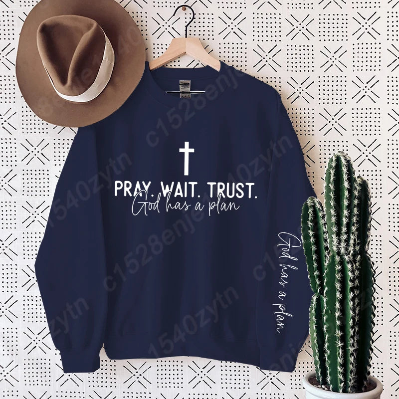 Uplifting Christian Quote Crewneck Sweatshirt,