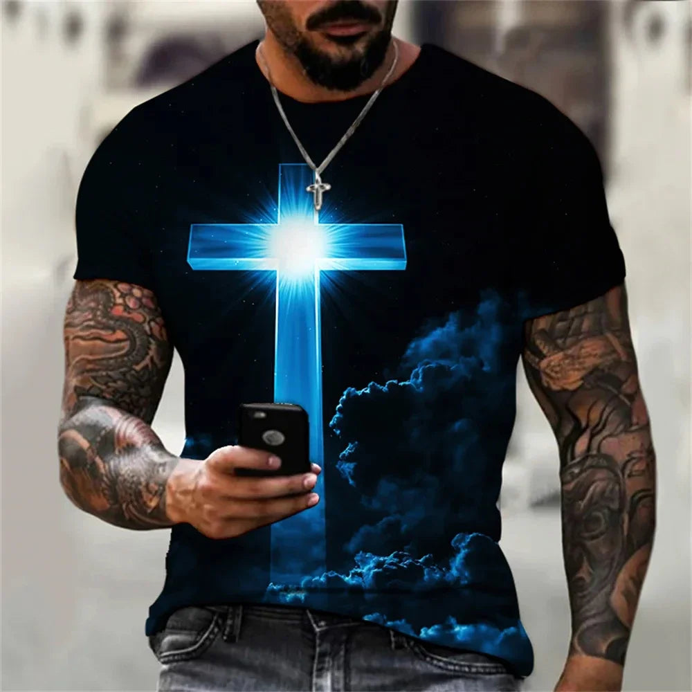 Vintage Jesus Christ Cross t-shirt.