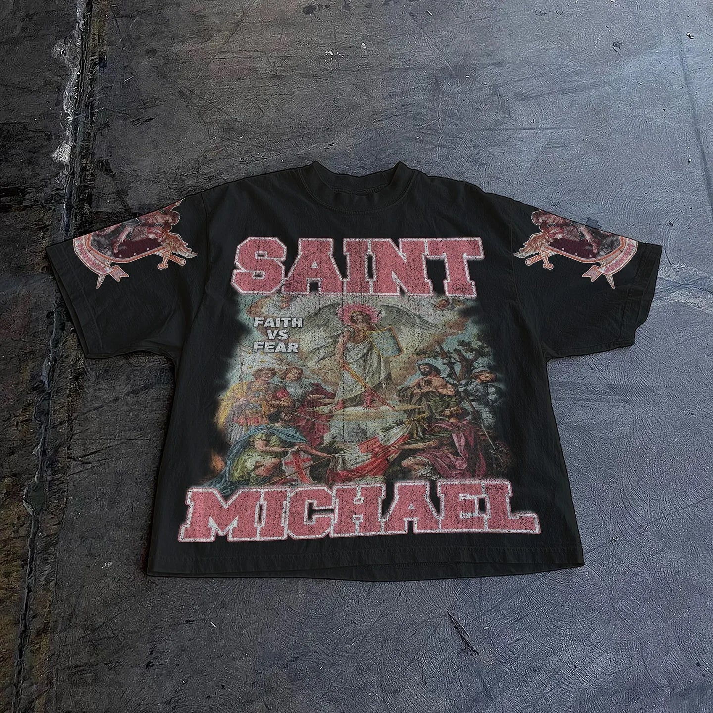 saint michael t-shirt