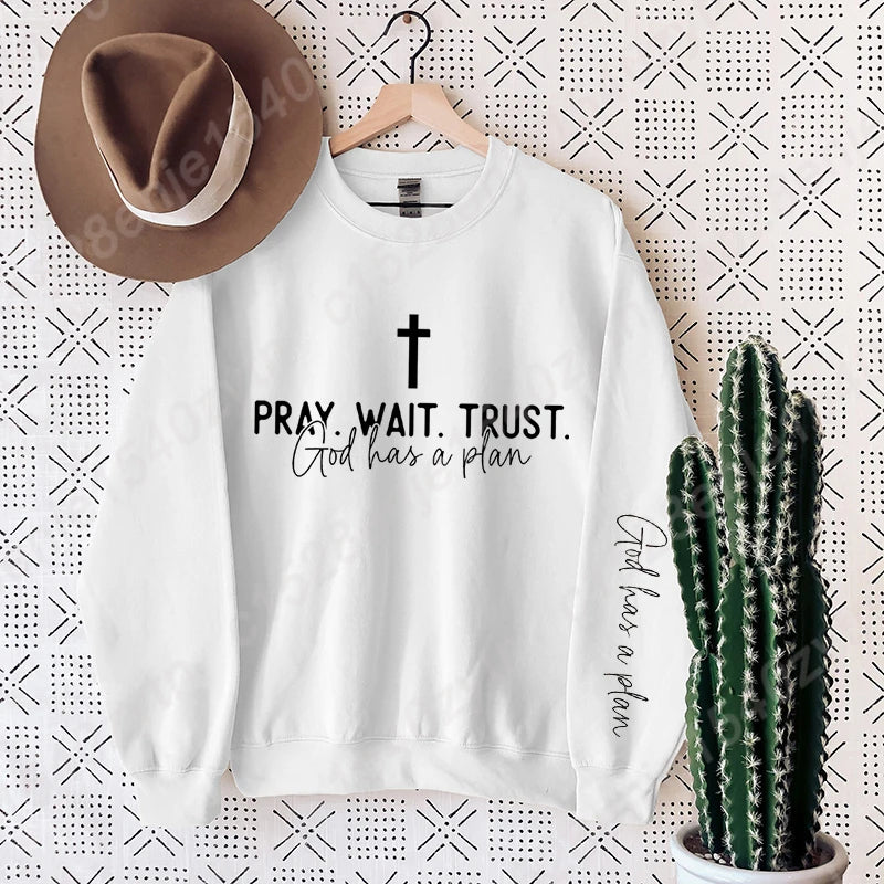 Uplifting Christian Quote Crewneck Sweatshirt,