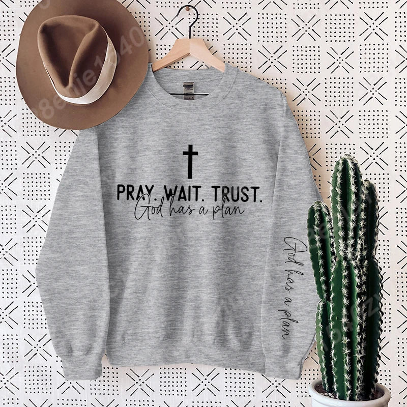 Uplifting Christian Quote Crewneck Sweatshirt,